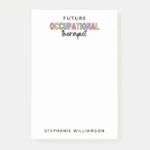 Custom Future OT Berufs-Therapeut OT Student Post-it Klebezettel (Vorderseite)