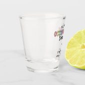 Custom Future OT Berufs-Therapeut OT Student Schnapsglas (Links)