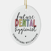 Custom Future RDH Registered Dental Hygienic Keramik Ornament (Rechts)