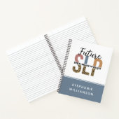 Custom Future SLP Speech Pathologe Leopard Print Notizblock (Innenseite)