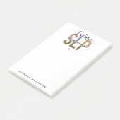 Custom Future SLP Speech Pathologe Leopard Print Post-it Klebezettel (angewinkelt)