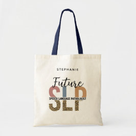 Custom Future SLP Speech Pathologe Leopard Print Tragetasche