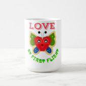 Custom Fuzzy Heart Butterfly Gift Kaffeetasse (Mittel)