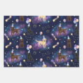 custom Galaxy Labrador Retriever birthday  Geschenkpapier Set (Vorderseite 2)