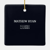 Custom Galaxy Schach Stücke Moderne Schach Weihnac Keramikornament (Rückseite)