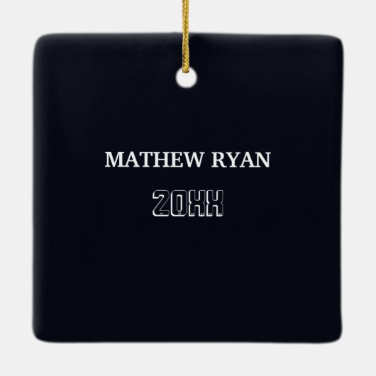 Custom Galaxy Schach Stücke Moderne Schach Weihnac Keramikornament (Rückseite)