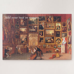 Custom, "Gallery of the Louvre" Samuel F.B. Morse Puzzle