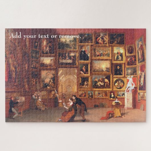 Custom, "Gallery of the Louvre" Samuel F.B. Morse Puzzle (Horizontal)