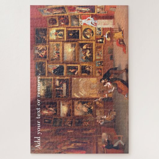 Custom, "Gallery of the Louvre" Samuel F.B. Morse Puzzle (Vertikal)