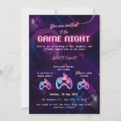 Custom Game Night Invitation Einladung (Vorderseite)
