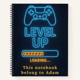 Custom-Gamer-Notebook für Boys Notizblock