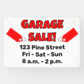 Custom GARAGE SALE! Banner (Horizontal)