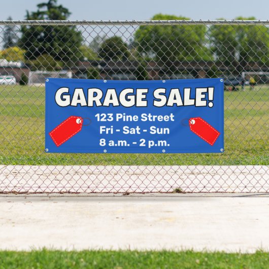 Custom GARAGE SALE! Banner (Insitu)