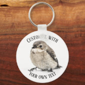 Custom Garden Bird Schlüsselanhänger (Vorderseite)