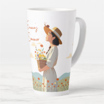 Custom Garden Girl Personalisiert Floral