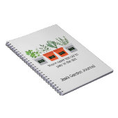 Custom Garden Journal Fusion Kräuter Notizblock (Rechte Seite)