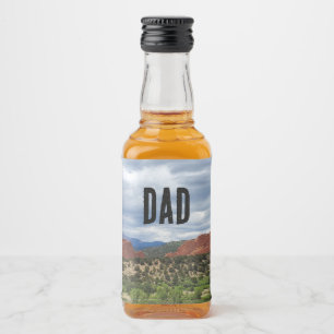 Custom Garden of the Gods Vater Gift Alkoholflaschenetikett