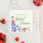 Custom Garden Party Floral Brautparty Serviette (Beispiel)