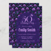 Custom Gardenias Charm Birthday Present Einladung (Vorne/Hinten)