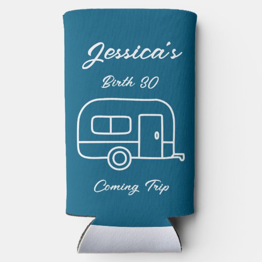 Custom Gastgeschenk Geschenktasche Urlaub Gefallen Selters Dosenkühler (Rückseite)