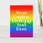 Custom Gay Birthday Karte (Vorderseite)