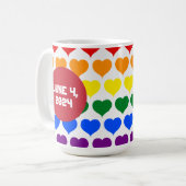 Custom Gay Lover's Tasse (Vorderseite Links)