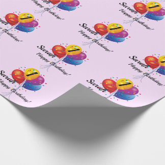 CUSTOM Geburtstagskorrektur Papier NAME JAHRESball Geschenkpapier