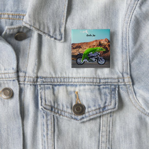 Custom Gecko Rider on Motorrad Wüste Highway Button