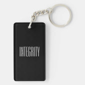 Custom Gentlemen's Monogram Schlüsselanhänger (Rückseite)