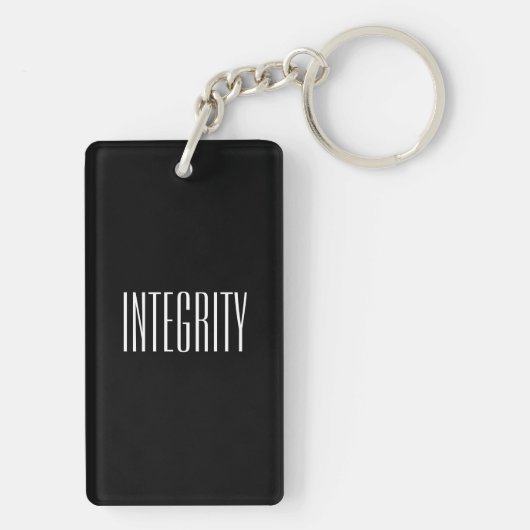 Custom Gentlemen's Monogram Schlüsselanhänger (Rückseite)