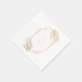 Custom Geometric Napkin Serviette (Ecke)