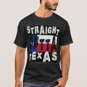 CUSTOM Geradeaus Texas Meme T-Shirt (Vorderseite)