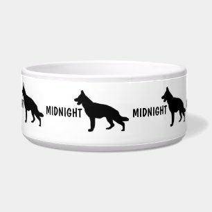 Custom German Shepherd Dog Bowl Napf