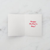 Custom German Shepherd Mama Dog Best Crazy Digital Karte (Innenseite)