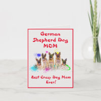 Custom German Shepherd Mama Dog Best Crazy Digital