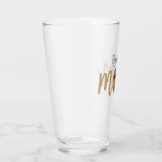 Custom German Shepherd Mama Glas (Rechts)