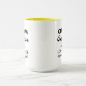 Custom Geschenke für Ihm Gelben Combo Tasse 15oz. (Zentrum)