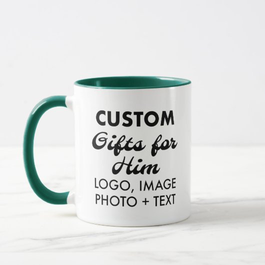 Custom Geschenke für Ihm Jäger Green Combo Tasse 1 (Links)