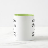 Custom Geschenke für Ihm Lime Green Combo Tasse 11 (Zentrum)