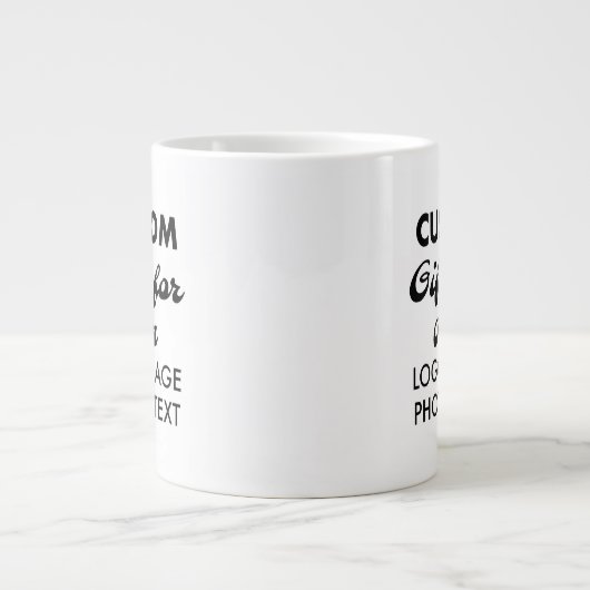 Custom Geschenke für Ihm Riesenjumbo Tasse 20oz. (Vorderseite)