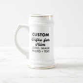 Custom Geschenke für Ihm White Ber Stein Tasse 20o (Links)