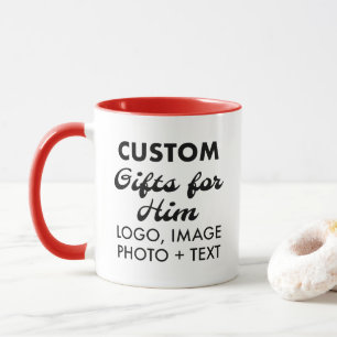 Custom Geschenke für Ihn Red Combo Tasse 11oz.