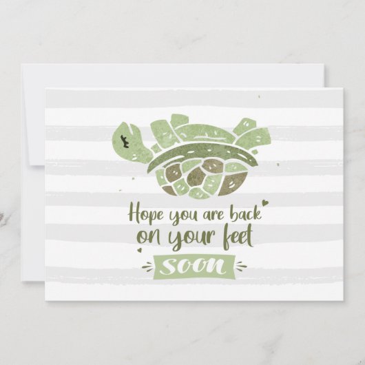 Custom Get well bald hoffen, dass Sie wieder auf F (Vorderseite)