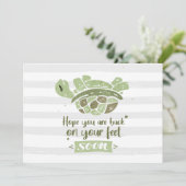 Custom Get well bald hoffen, dass Sie wieder auf F (Stehend Vorderseite)