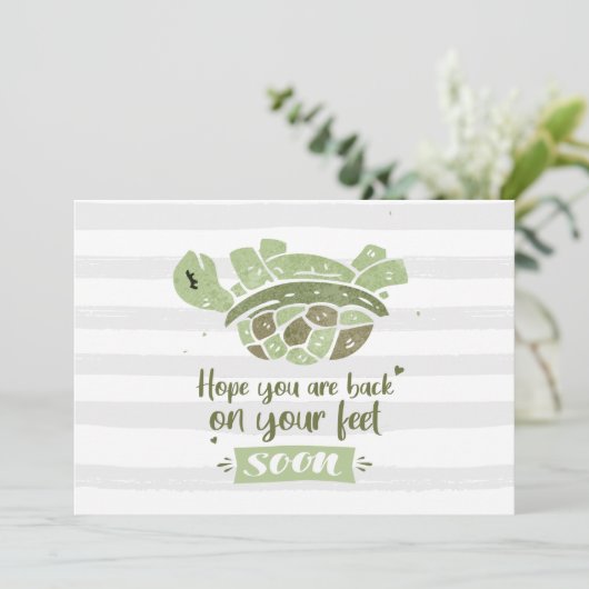 Custom Get well bald hoffen, dass Sie wieder auf F (Stehend Vorderseite)