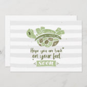 Custom Get well bald hoffen, dass Sie wieder auf F (Vorne/Hinten)