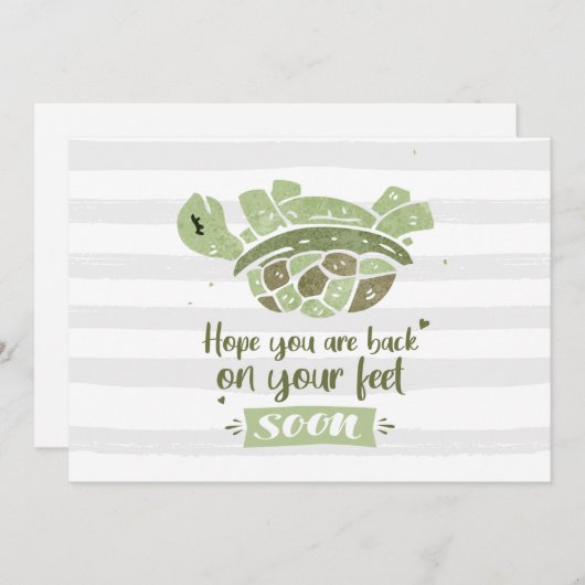 Custom Get well bald hoffen, dass Sie wieder auf F (Vorne/Hinten)