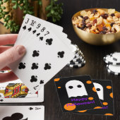 Custom Ghost Halloween Playing Cards for Kids Spielkarten (In Situ)