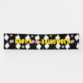 Custom Ghosts Pumpkin Banner Halloween Dekoration