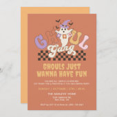 Custom Ghoul Gang Halloween-Party Bach Party Group Einladung (Vorne/Hinten)
